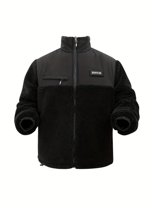 Veste Zippée avec Poches et Col Montant pour Homme | Idéale pour l’Hiver