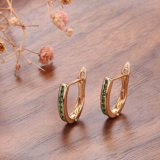 Boucles D’Oreilles Avec Pierres Vertes Pour Femme | Idéales Pour Un Usage Quotidien Ou Des Occasions