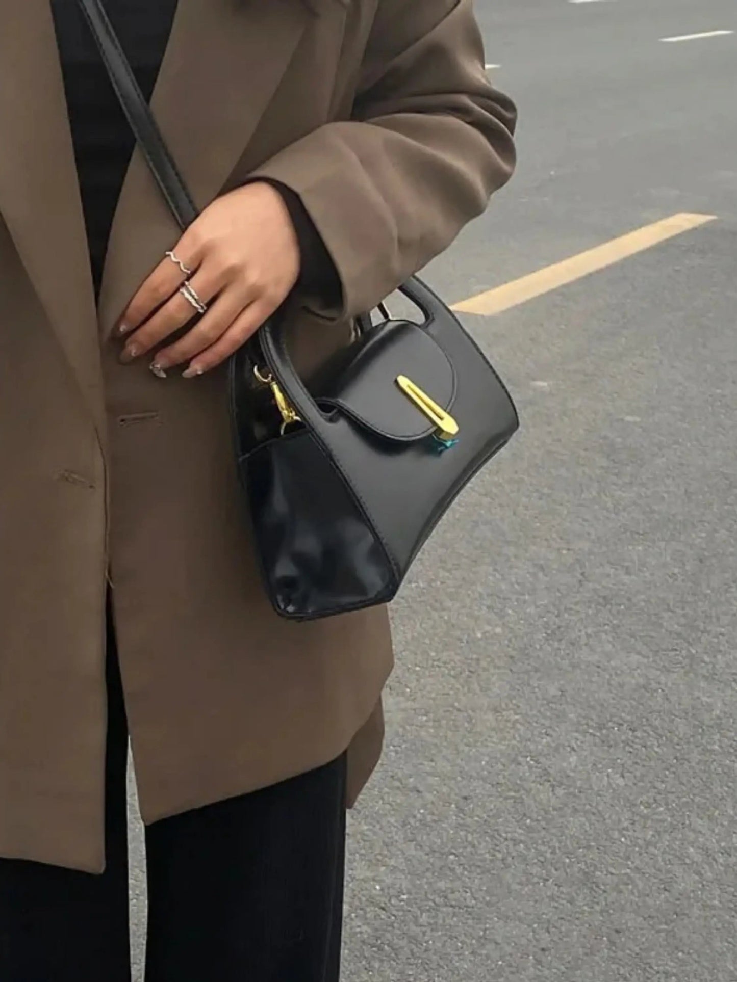Mini Sac Satchel Avec Fermeture À Rabat Pour Femmes | Idéal Pour Usage Quotidien Et Occasions
