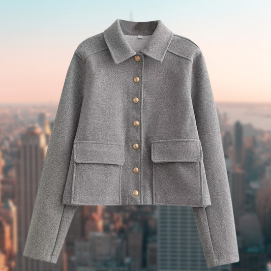 Veste Longue avec Boutons pour Femme | Idéale pour l’Automne