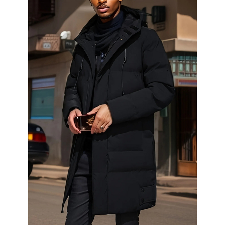 Veste Parka Longue avec Détails Réglables pour Homme | Idéale pour l’Hiver