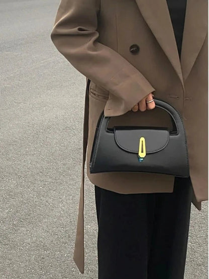Mini Sac Satchel Avec Fermeture À Rabat Pour Femmes | Idéal Pour Usage Quotidien Et Occasions