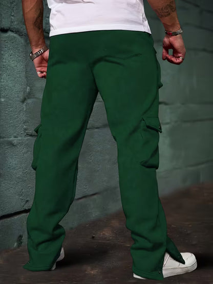 Pantalon Jogger Cargo Avec Taille Élastique Et Poches Multiples Pour Hommes | Idéal Pour Les Tenues Décontractées