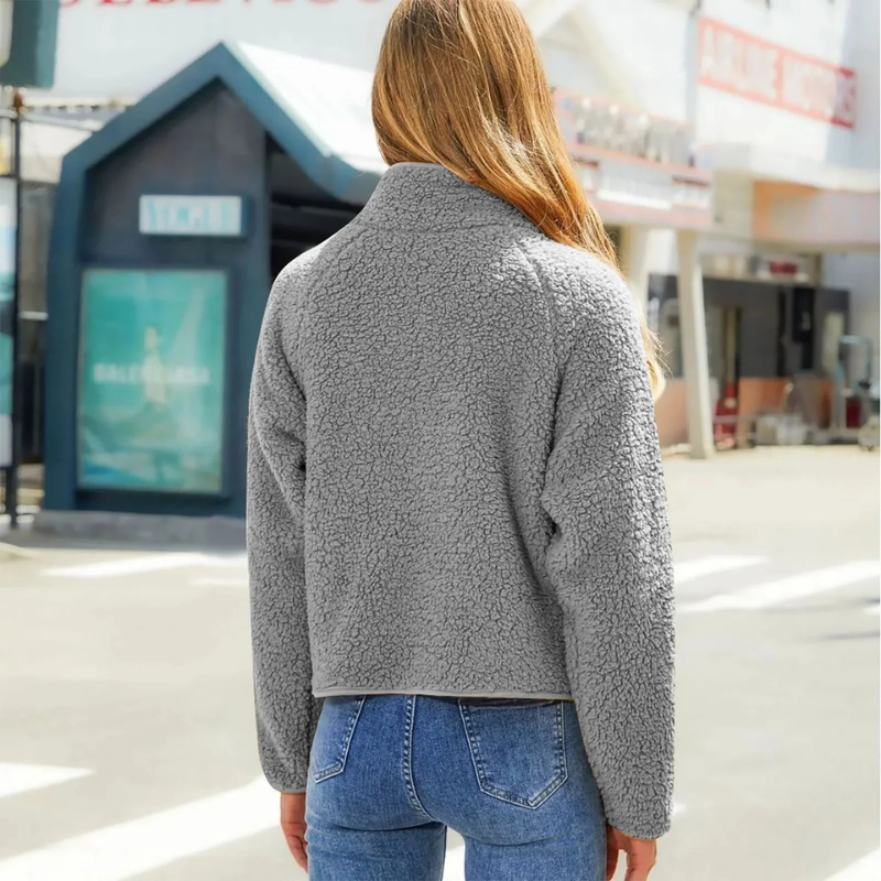 Veste à Manches Longues Avec Fermeture Zippée Pour Femmes | Idéale Pour La Mi-Saison
