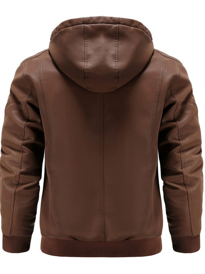 Veste avec Capuche et Doublure Matelassée pour Hommes | Idéale pour la Mi-Saison et l’Hiver