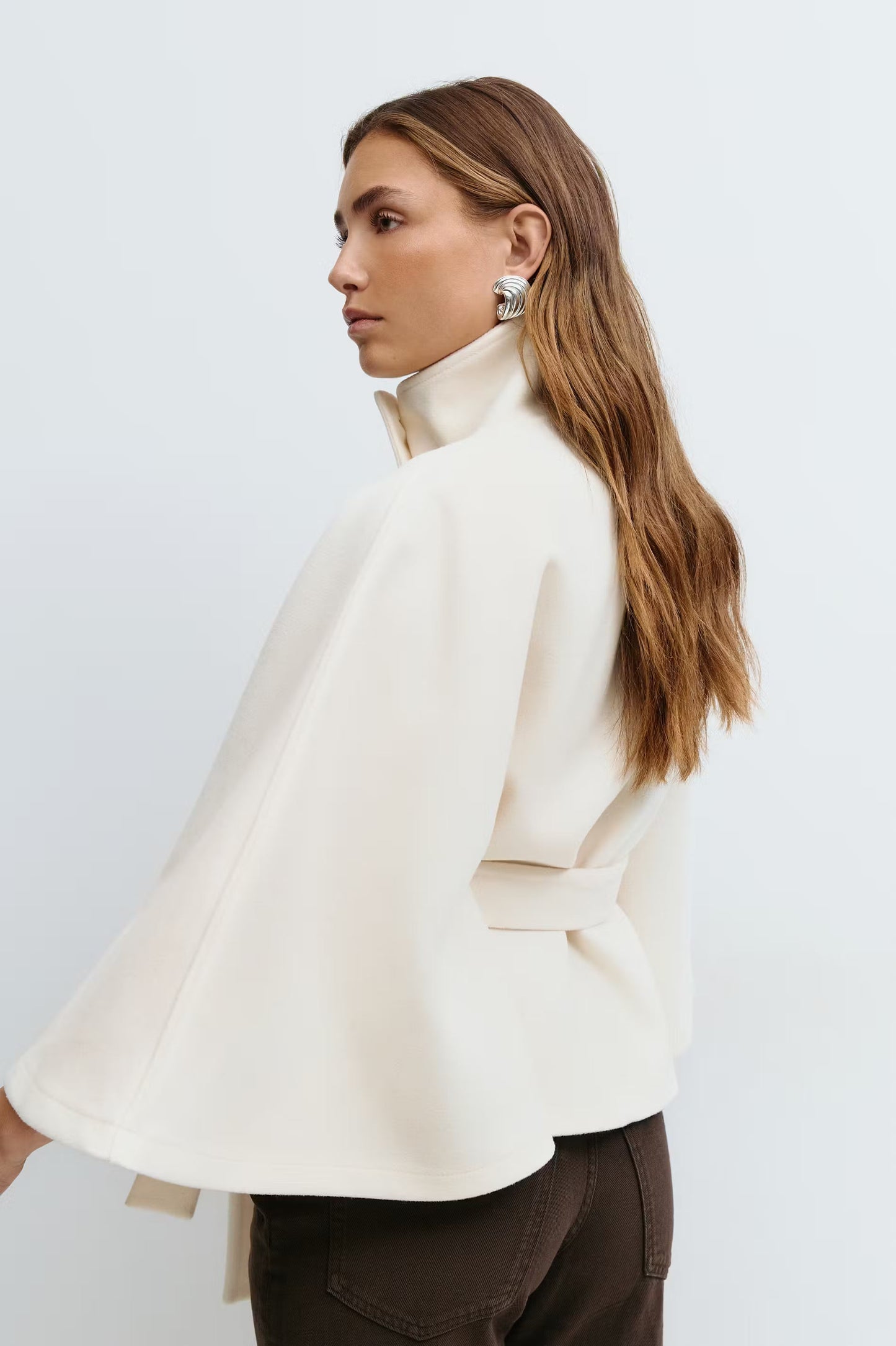 Manteau-cape Avec Ceinture Pour Femmes | Idéal Pour L’automne