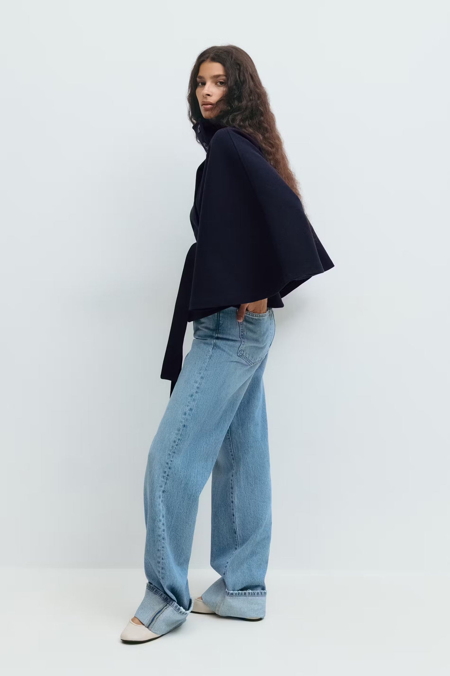 Manteau-cape Avec Ceinture Pour Femmes | Idéal Pour L’automne