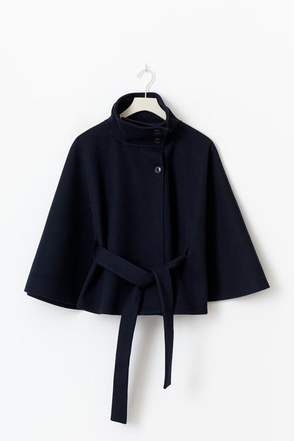 Manteau-cape Avec Ceinture Pour Femmes | Idéal Pour L’automne