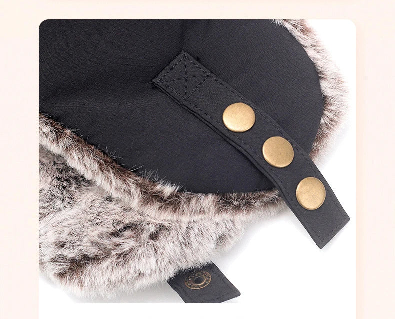 Bonnet d’Hiver avec Cache-Oreilles et Taille Réglable pour Adultes | Idéal pour les Activités Extérieures