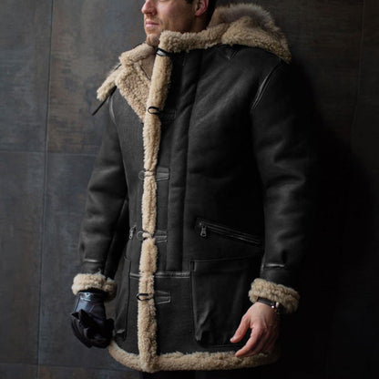 Parka Longue Homme | Capuche & Col Montant | Doublure Épaisse | Idéale Hiver