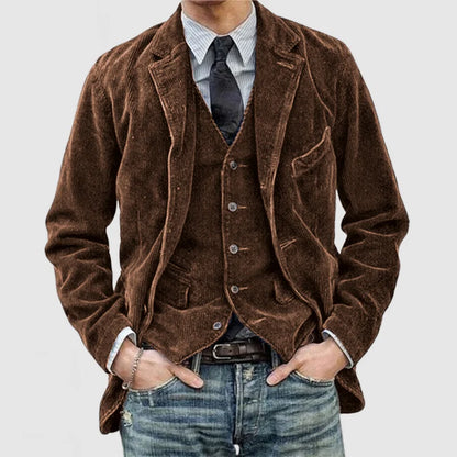 Blazer À Boutons Avec Coupe Structurée Pour Homme | Idéal Pour Le Bureau Et Les Sorties