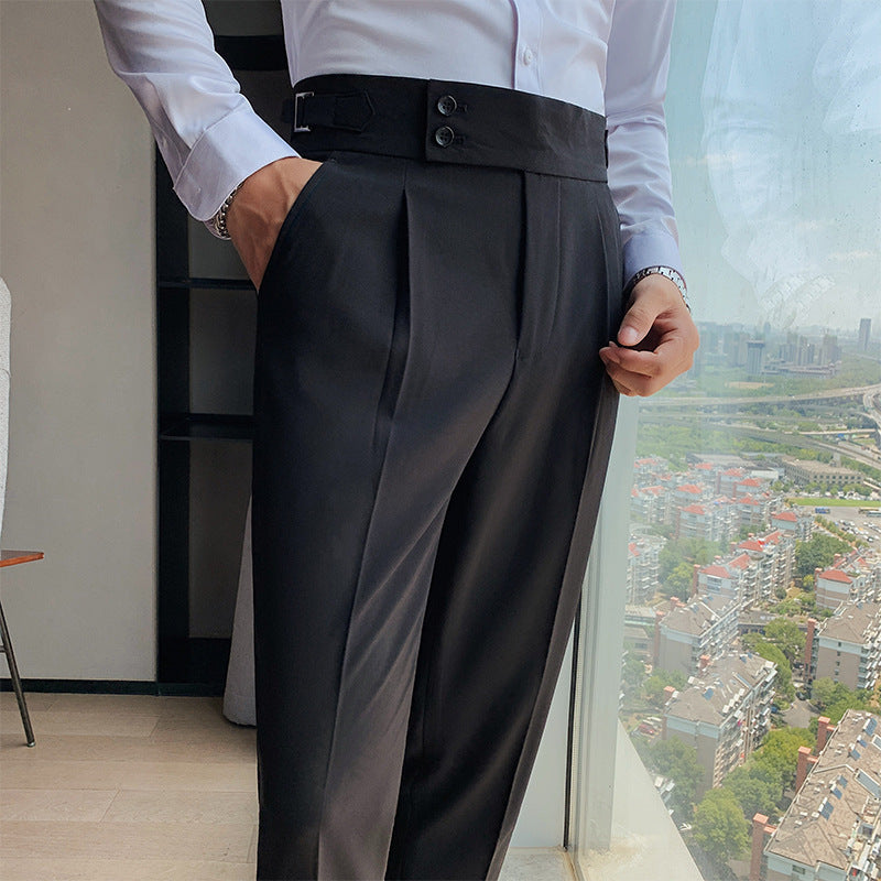 Pantalon Slim-Fit avec Coupe Ajustée pour Homme | Idéal pour le Travail et les Occasions Formelles