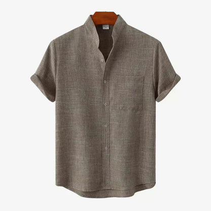 Chemise De Loisirs À Coupe Droite Pour Hommes | Idéale Pour Les Activités Quotidiennes Et La Saison Chaude