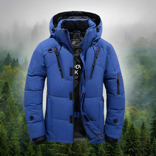 Parka Longue avec Capuche Amovible pour Homme | Idéale pour l’Hiver