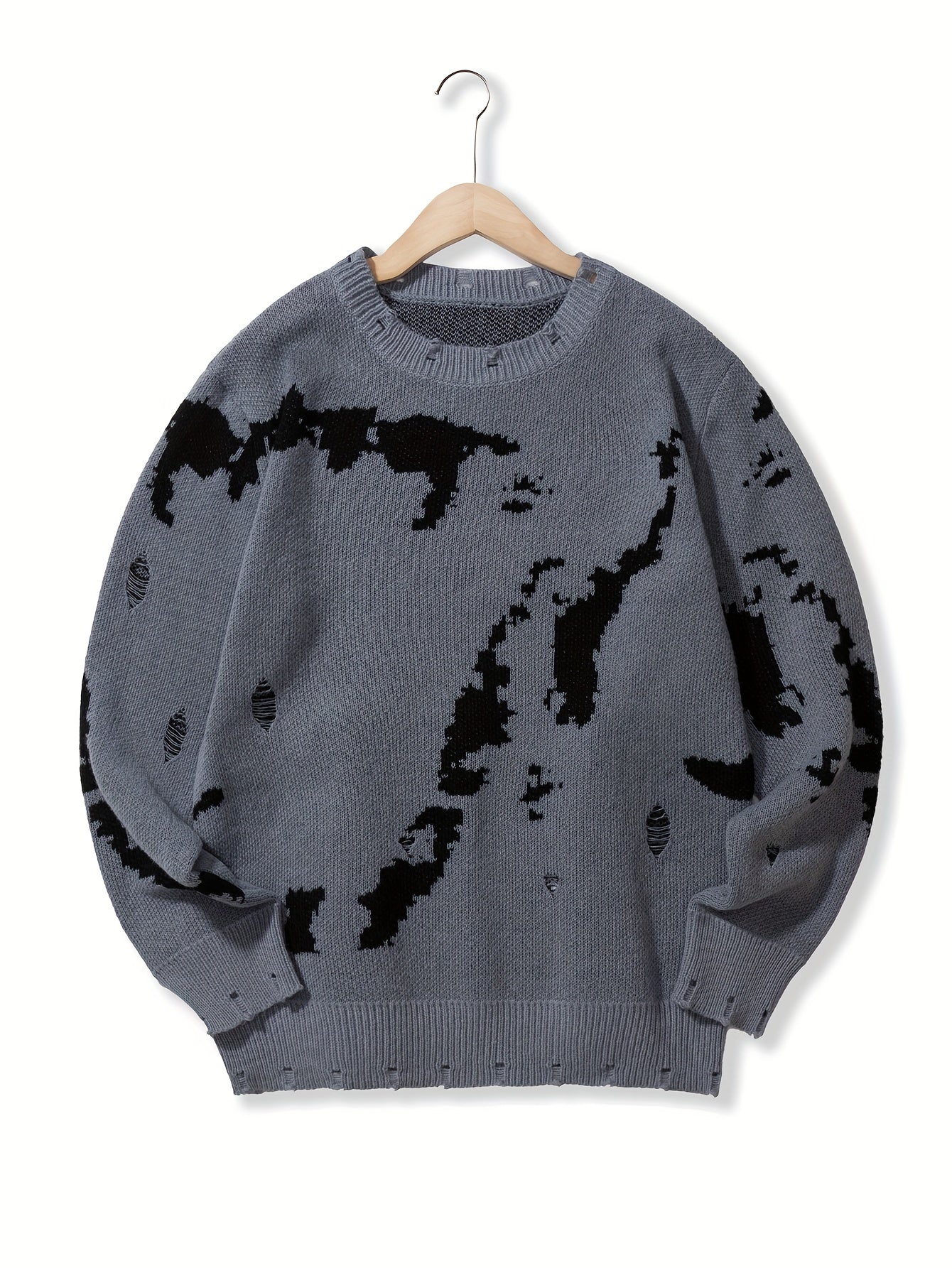 Pull-Over Homme à Texture Structurée pour Usage Quotidien | Idéal pour la Mi-Saison