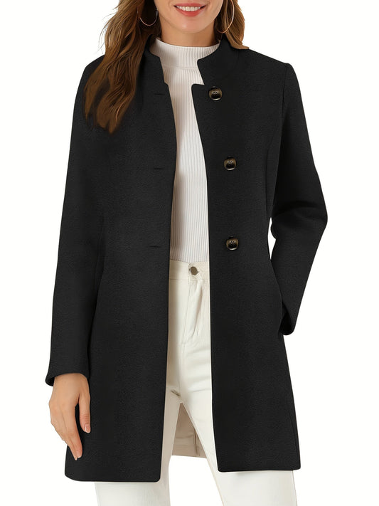 Blazer Tissé À Manches Longues Avec Coupe Ajustée Pour Femme | Idéal Pour Le Travail Et Les Sorties