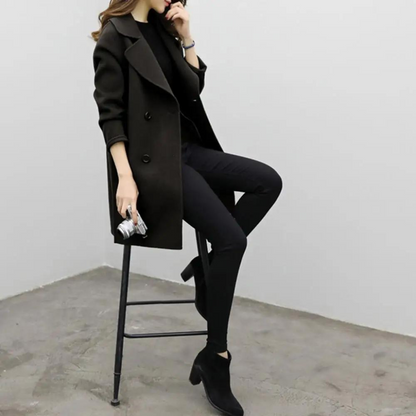 Manteau Avec Coupe Ajustée Pour Femme | Idéal Pour L’Hiver
