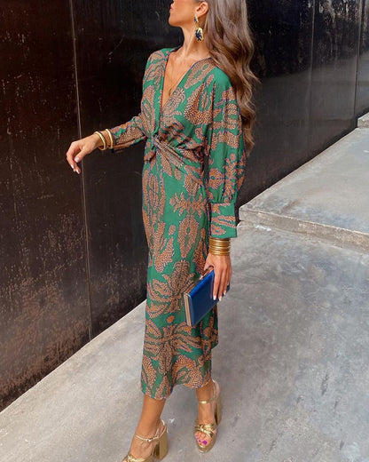 Robe Longue Avec Drapé Et Nœud À La Taille Pour Femme | Idéale Pour Les Soirées Et Occasions Formelles