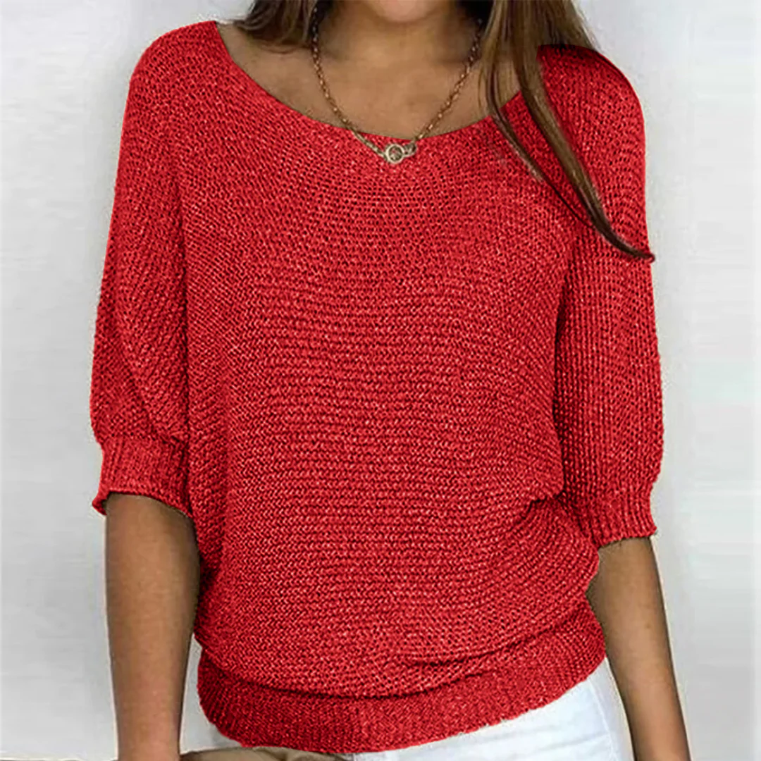 Pull À Maille Croisée pour Femme | Idéal Pour La Mi-Saison