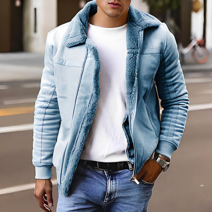 Veste D'hiver Avec Col Haut Et Poches Pour Homme | Idéale Pour L'hiver