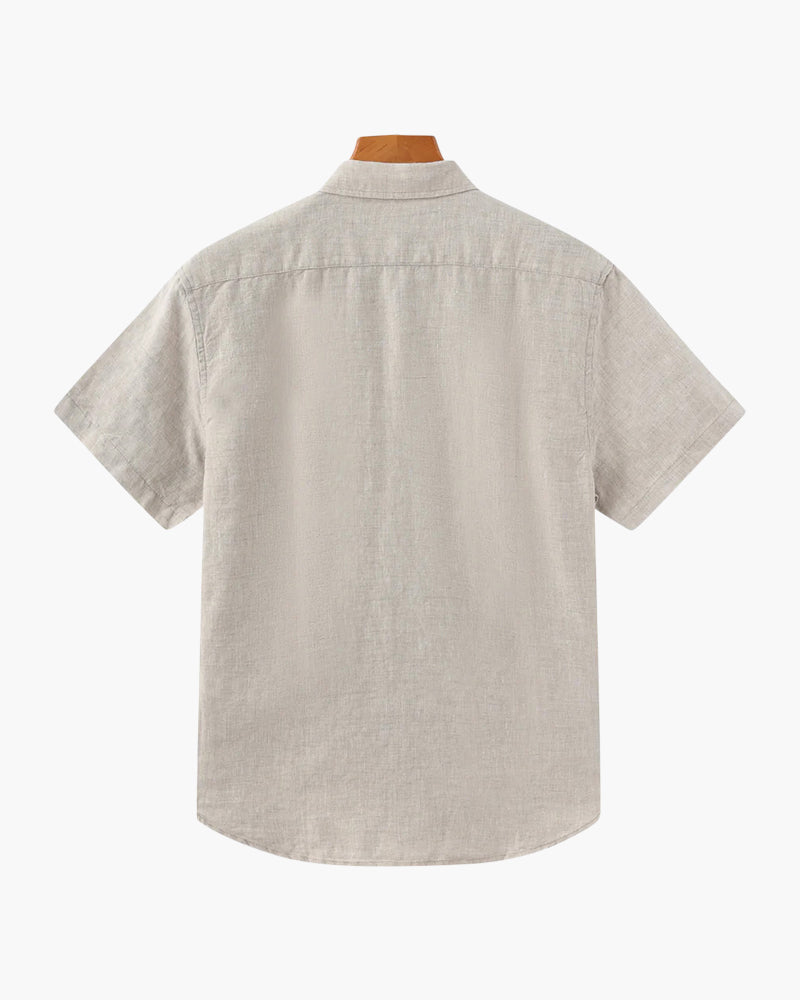 Chemise À Manches Courtes Avec Coupe Droite Pour Hommes | Idéale Pour La Saison Chaude Et Les Usages Quotidiens