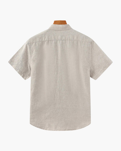 Chemise À Manches Courtes Avec Coupe Droite Pour Hommes | Idéale Pour La Saison Chaude Et Les Usages Quotidiens