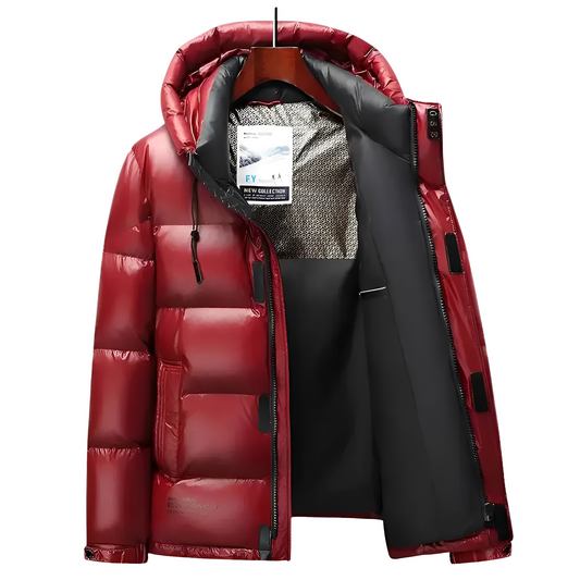Doudoune avec Capuche et Coupe Standard pour Homme | Idéale pour Hiver