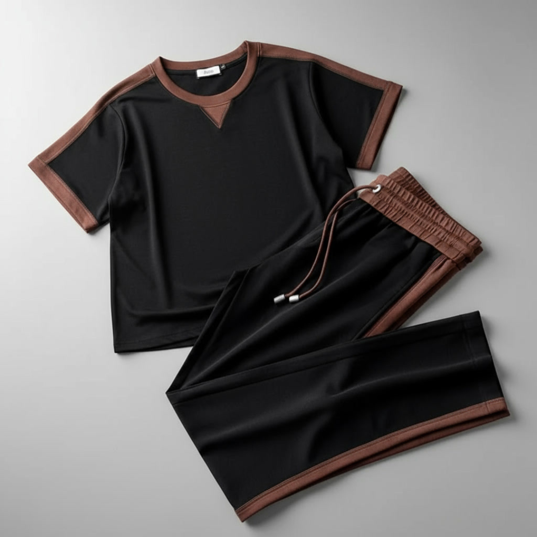 Ensemble Deux Pièces en Maille pour Homme | Idéal pour les Tenues de Saison