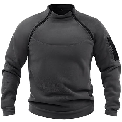 Sweat-Shirt Fonctionnel avec Fermetures Zippées pour Adultes | Idéal pour les Activités Hivernales