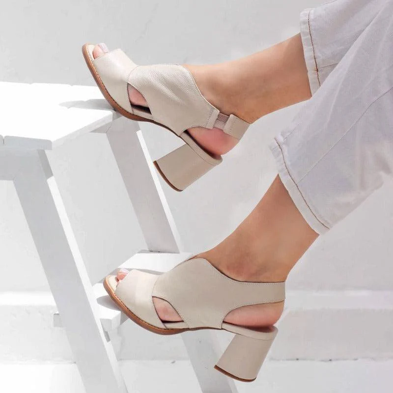 Sandales À Talon Ouvert Avec Bride Arrière Pour Femmes | Idéal Pour La Saison Chaude