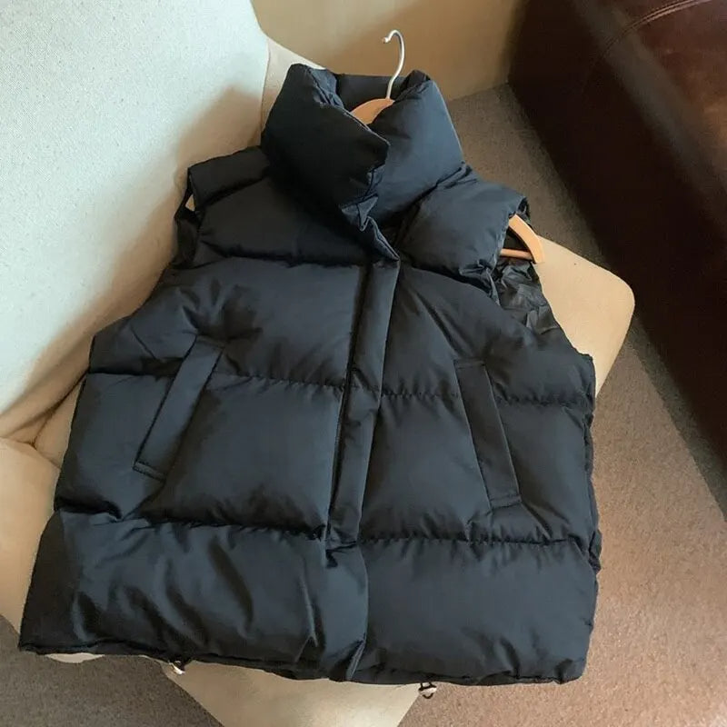 Gilet Sans Manches Matelassé avec Capuche et Poches pour Homme | Idéal pour l’Hiver