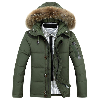 Parka Longue Avec Capuche Et Coupe Droite Pour Hommes | Idéale Pour La Saison Hivernale