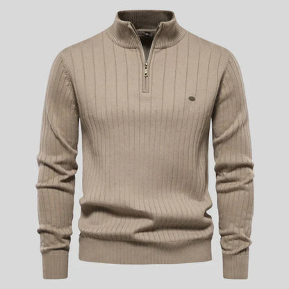 Pull à Demi-Fermeture Zippée à Manches Longues pour Homme | Idéal pour un Usage Quotidien