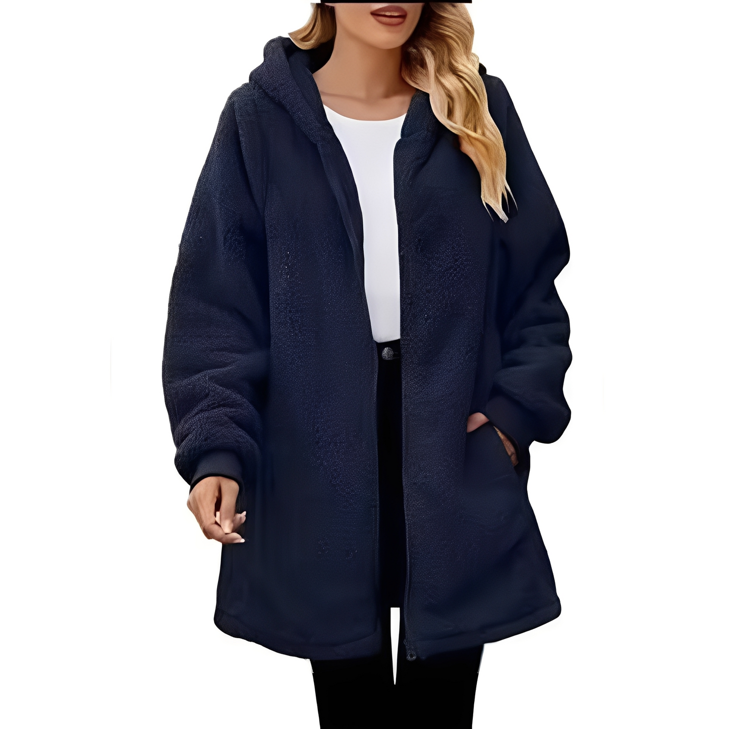 Veste à Coupe Ample avec Capuche pour Femme | Idéale pour les Activités de Plein Air
