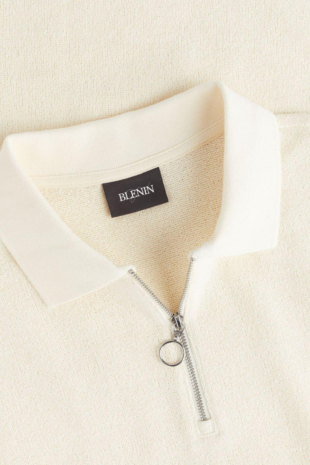 Polo En Maille Avec Fermeture Zippée Pour Hommes | Idéal Pour Les Tenues Quotidiennes Et Business Casual