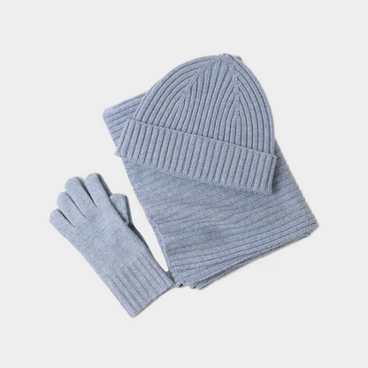 Ensemble Bonnet, Écharpe Et Gants pour Adulte | Idéal pour L’Hiver
