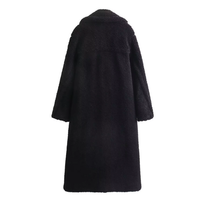 Veste Polaire Oversize avec Col Montant et Fermeture Zippée pour Femme | Idéale pour Temps Froid