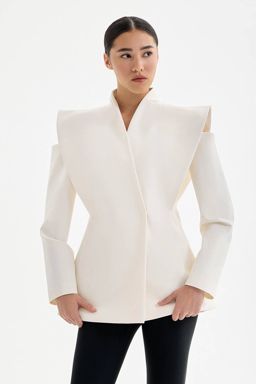 Blazer à Épaules Structurées pour Femme | Idéal pour Saison Froide