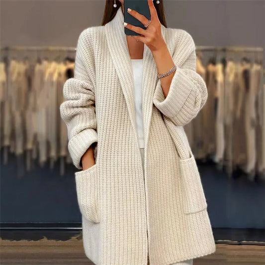 Manteau En Tricot Avec Coupe Droite Pour Adultes | Idéal Pour Toutes Saisons