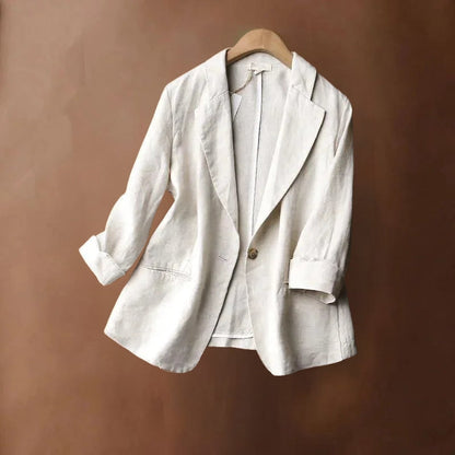 Blazer Avec Fermeture À Bouton Unique Et Manches Retroussées Pour Homme | Idéal pour un Usage Quotidien