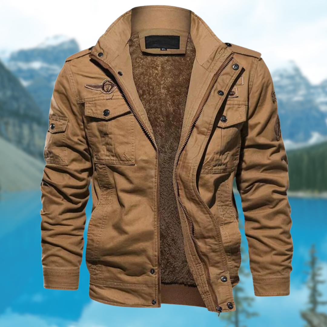Blouson Bomber Avec Fermeture Zippée Et Col Montant Pour Hommes | Idéal Pour Un Usage Quotidien