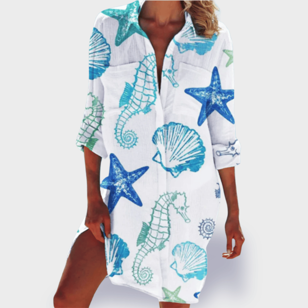 Robe Fluide Imprimée Pour Femme | Idéale Pour Les Journées Chaudes Et Les Sorties Décontractées