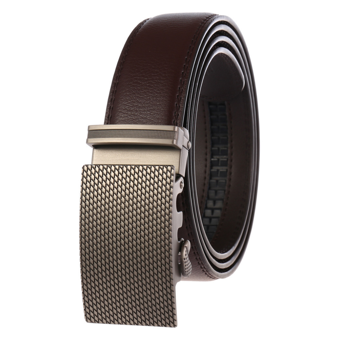 Ceinture ajustable à boucle automatique pour homme
