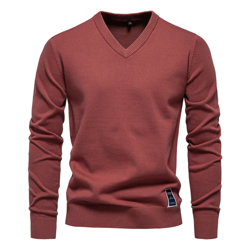 Pull À Col V Avec Coupe Régulière Pour Hommes | Idéal Pour Usage Quotidien