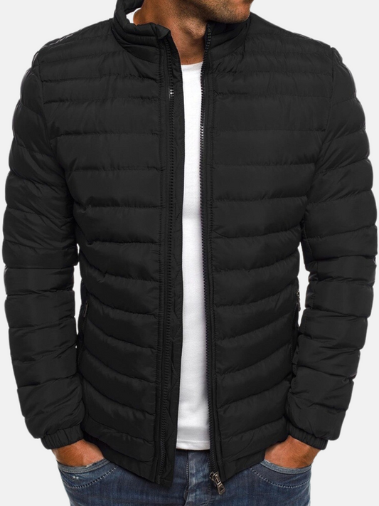 Veste Matelassée avec Col Montant pour Homme | Idéale pour l’Automne et l’Hiver