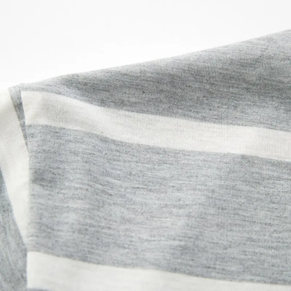 Shortama Rayé à Manches Courtes pour Homme | Idéal pour la Nuit ou la Détente à la Maison