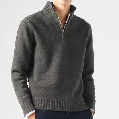 Pull avec Col Zippé pour Homme | Idéal pour Les Tenues Décontractées