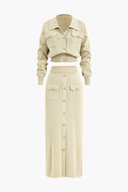Ensemble Blazer Tricoté Et Jupe Pour Femme | Idéal Pour Un Usage Quotidien Et Professionnel