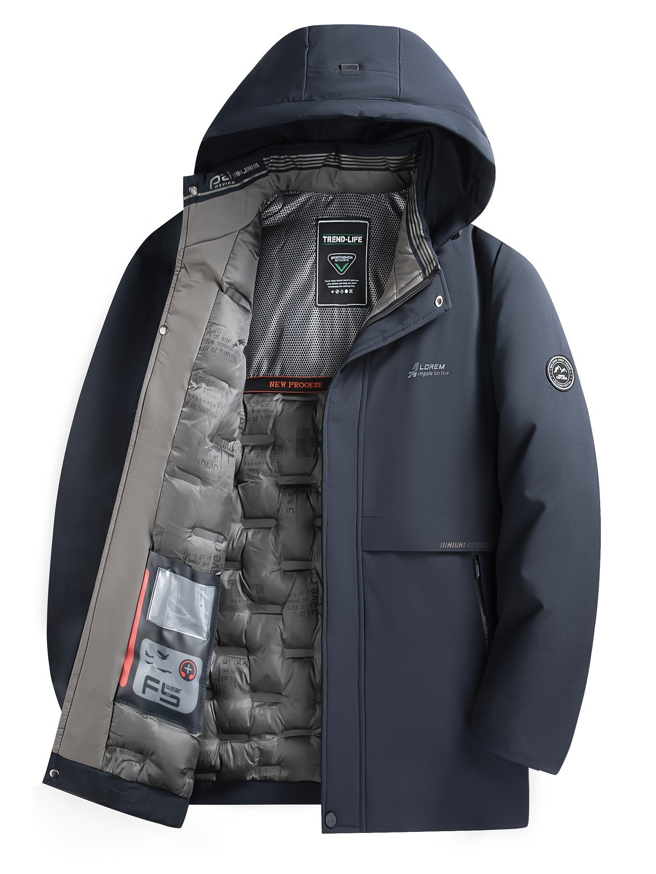 Veste Matelassée avec Coupe Régulière pour Homme | Idéale pour l’Hiver