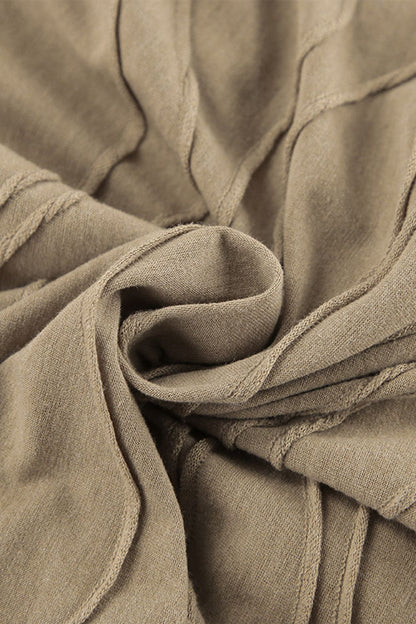 Ensemble Deux Pièces avec Haut à Manches Longues Épaules Tombantes et Pantalon Coordonné pour Femme | Idéal pour un Usage Quotidien